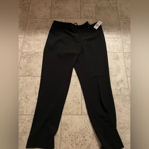 Size 16 jet black tahari dress pants NWT